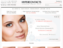 Tablet Screenshot of hypercontacts.com